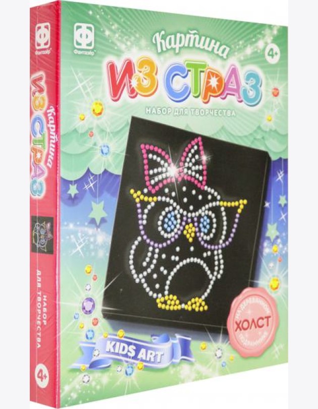 257312 Картина из страз Совушка