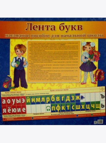 Лента букв. Наглядное пособие для начальной школы. (128х38см)