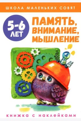 Память, внимание, мышление: книжка с наклейками. 5-6 лет