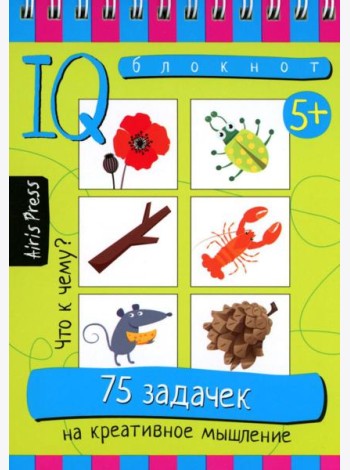 Умный блокнот. 75 задачек на креативное мышление 5+
