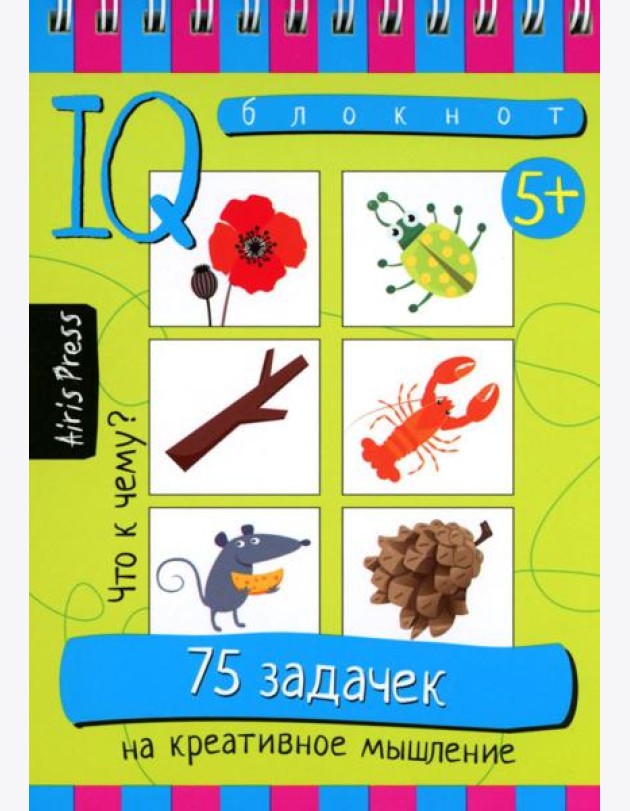 Умный блокнот. 75 задачек на креативное мышление 5+