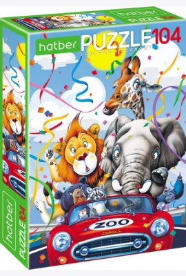 Hatber Puzzle-104 Веселое путешествие,104ПЗ4_05533