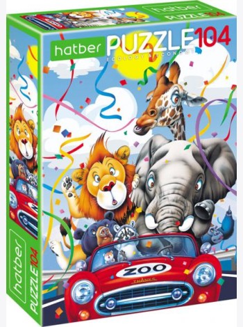Hatber Puzzle-104 Веселое путешествие,104ПЗ4_05533