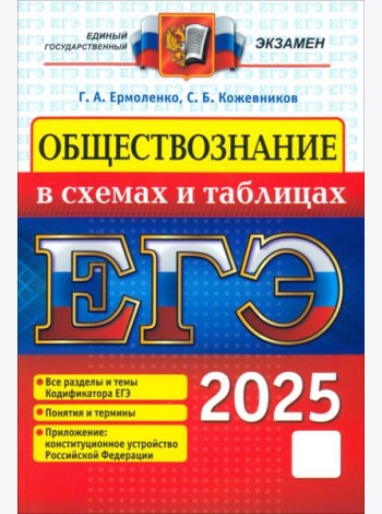 ЕГЭ 2025. Обществознание в схемах и таблицах
