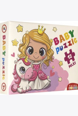 3847 Baby Puzzle. Принцесса и единорог