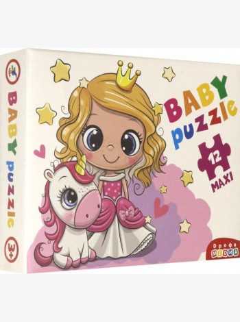 3847 Baby Puzzle. Принцесса и единорог