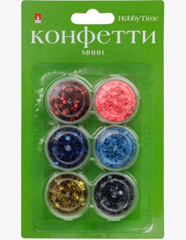 Мини-конфетти д/декора 