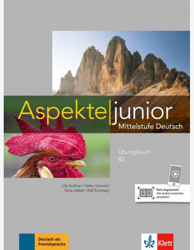 Aspekte junior B2. Übungsbuch mit Audios zum Download