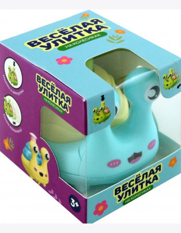 Развив.игрушка Веселая Улитка,инерц, асс FT0004675