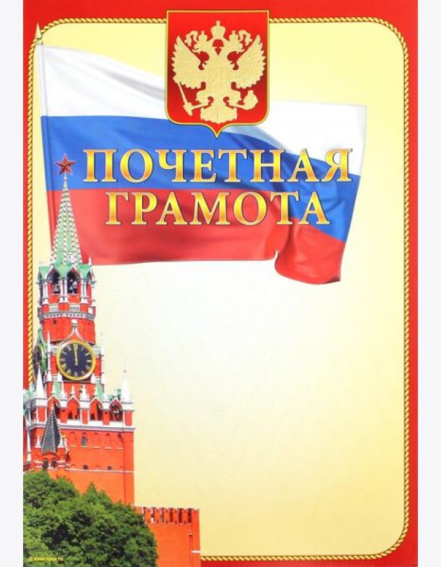 13566 Почетная грамота