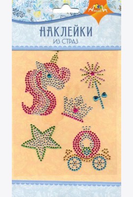 Наклейки из страз Единорог,С3284-06