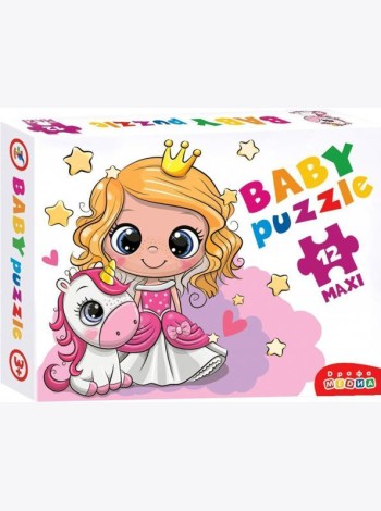 Baby Puzzle. 4035 Принцесса и единорог