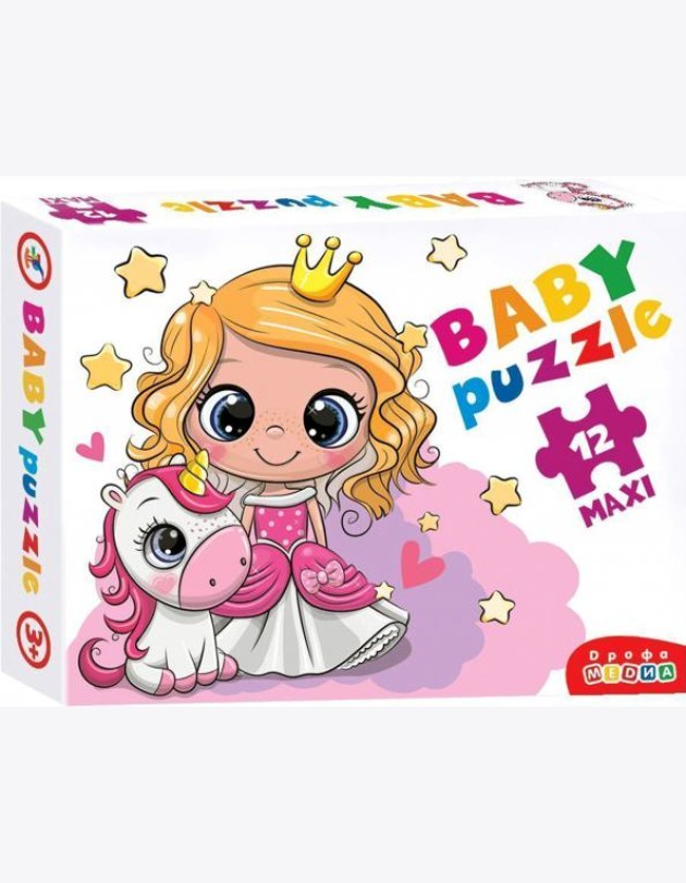 Baby Puzzle. 4035 Принцесса и единорог
