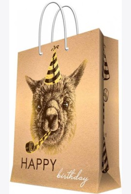 Пакет бумажный 17.8х22.9х9.8 Happy Birthday 83568