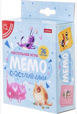 Игра настол.МЕМО Счастливчики (36карт),36ИнМ_26162