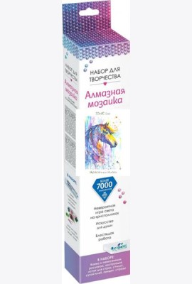 Алмазные узоры. Красочный галоп. 30*40,06138