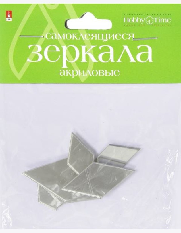 Зеркала д/декор.самокл,8шт,РОМБЫ,2-472/12