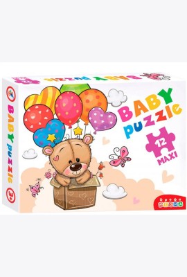 3844 Baby Puzzle. Мишка и воздушные шары