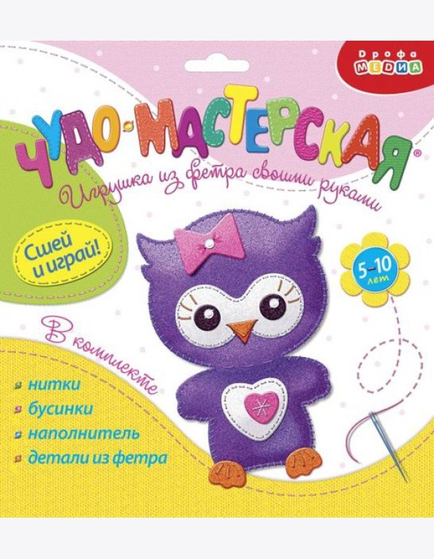Игрушки из фетра своими руками. 3373 Совенок