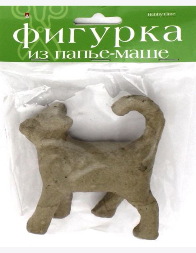 Фигурка из папье-маше КОШКА,2-593/10