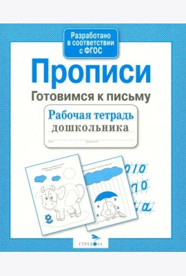 РабТетДошк Прописи Готовимся к письму