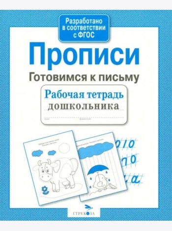 РабТетДошк Прописи Готовимся к письму