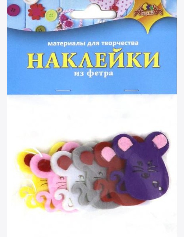 Наклейки из фетра Мышки,С3528