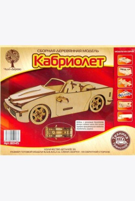 80145 Кабриолет с резиновым двигателем