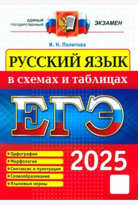 ЕГЭ 2025. Русский язык в схемах и таблицах