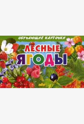 Лесные ягоды. Обучающие карточки
