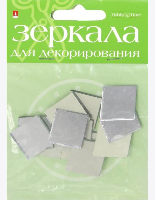 Зеркала д/декор.квадр,12шт.Ш.19мм,стекло,2-471/03