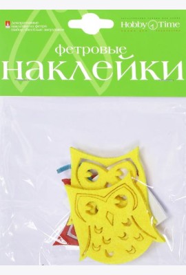 Декор.наклейки из фетра ВЕСЕЛ.ВЕРУШК,5вид,2-093/27