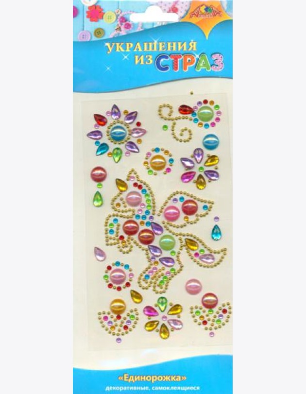 Декоративные украшения из страз Единор,С3295-17
