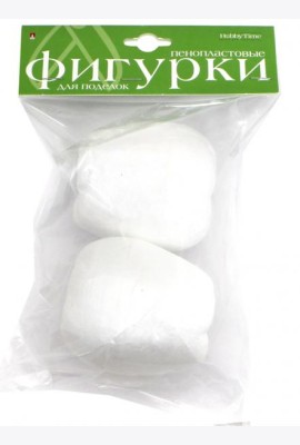 Пенопластовые фигурки 2шт,80мм,ЯБЛОКИ,2-184/05