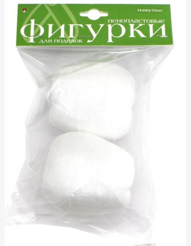 Пенопластовые фигурки 2шт,80мм,ЯБЛОКИ,2-184/05
