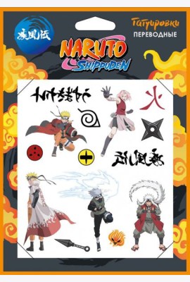 Татуировки переводные Naruto,07434
