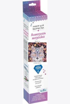 Алмазные узоры. Ночной волк. 30*30,06089