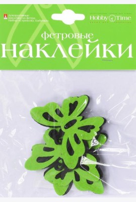 Декор.наклейки из фетра СТРЕКОЗ.БАБОЧ,5в,2-093/20