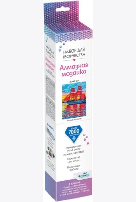 Алмазные узоры. Алые паруса 30*40, 07276