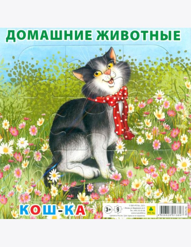Пазл. Домашние животные. Кошка