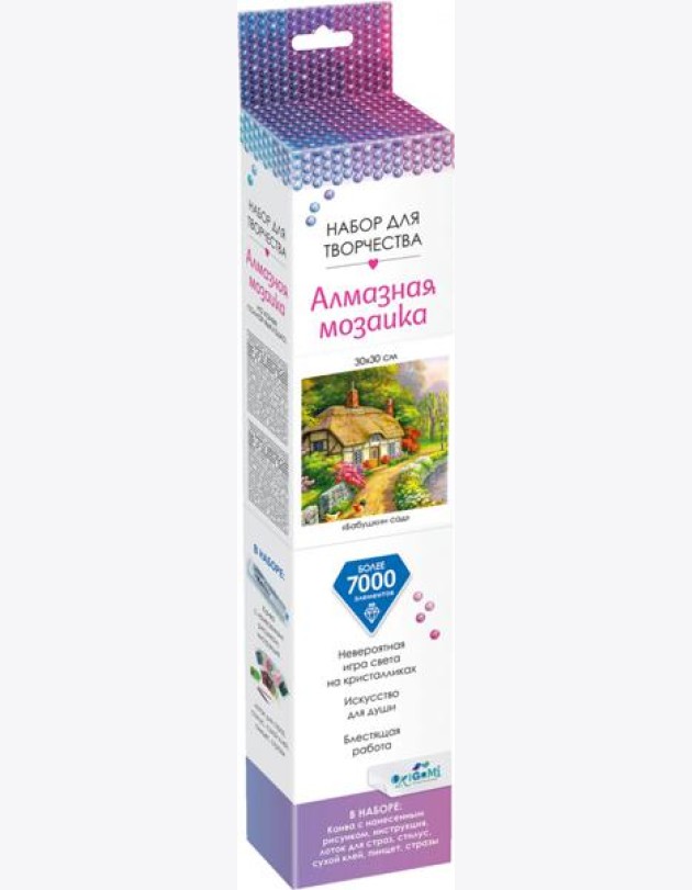Алмазные узоры 30*30 Бабушкин сад,06721