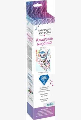 Алмазные узоры. Добрый взгляд. 30*40,06107