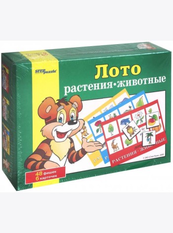 80303 Игра Лото: Растения - животные