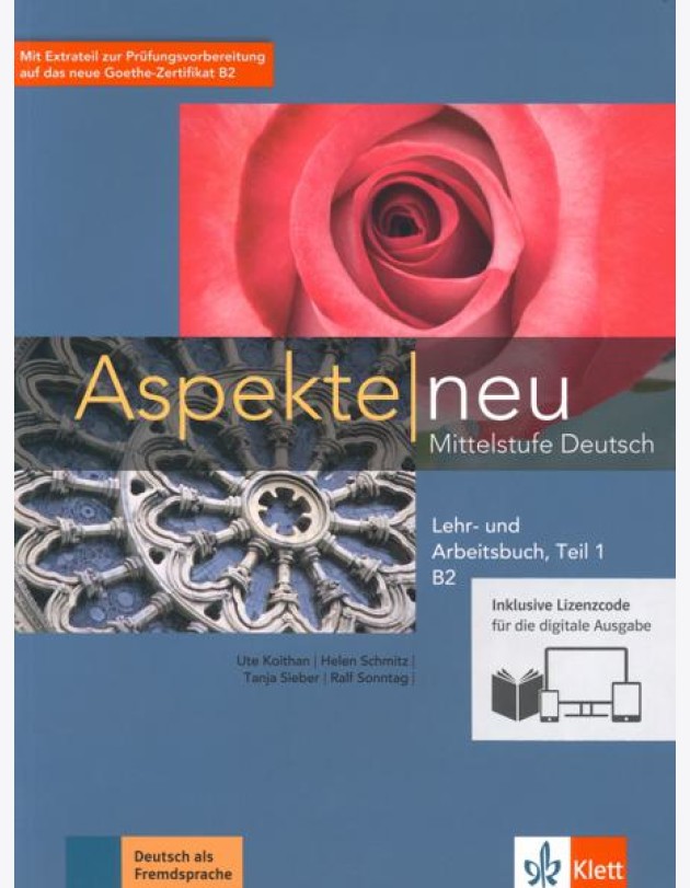 Aspekte neu. B2. Lehr- und Arbeitsbuch. Teil 1 + CD. Mittelstufe Deutsch