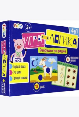 Игра-логика - Зверушки на ферме,F1199003P