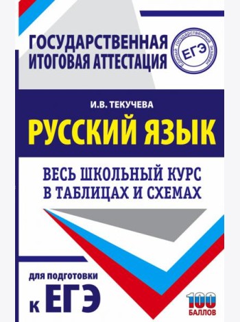 ЕГЭ Русский язык. Весь школьный курс в таблицах и схемах для подготовки к ЕГЭ