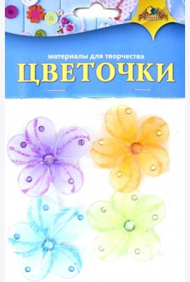 Декоративные самокл.Цветочки средние,С3082