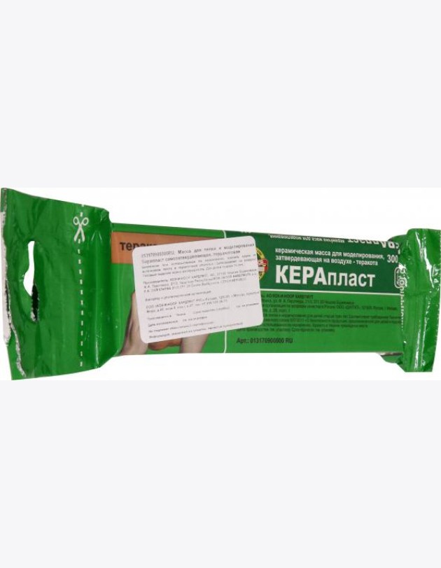 Масса д/модел. самозатвердевающая терракот. 300г