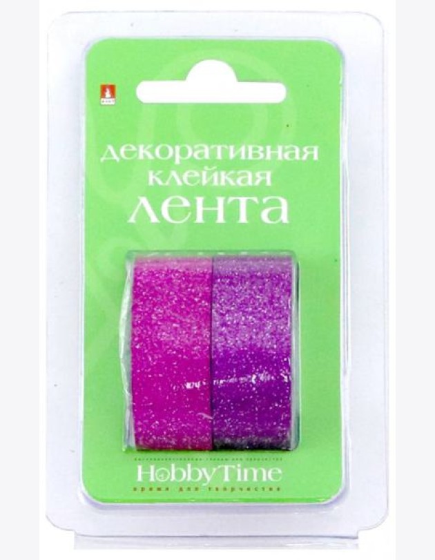 Клейкая лента декорир.15мм*5м,Вид9,2диз,2-439/09