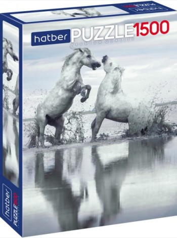 Hatber Puzzle-1500 Лошади,1500ПЗ1_22221